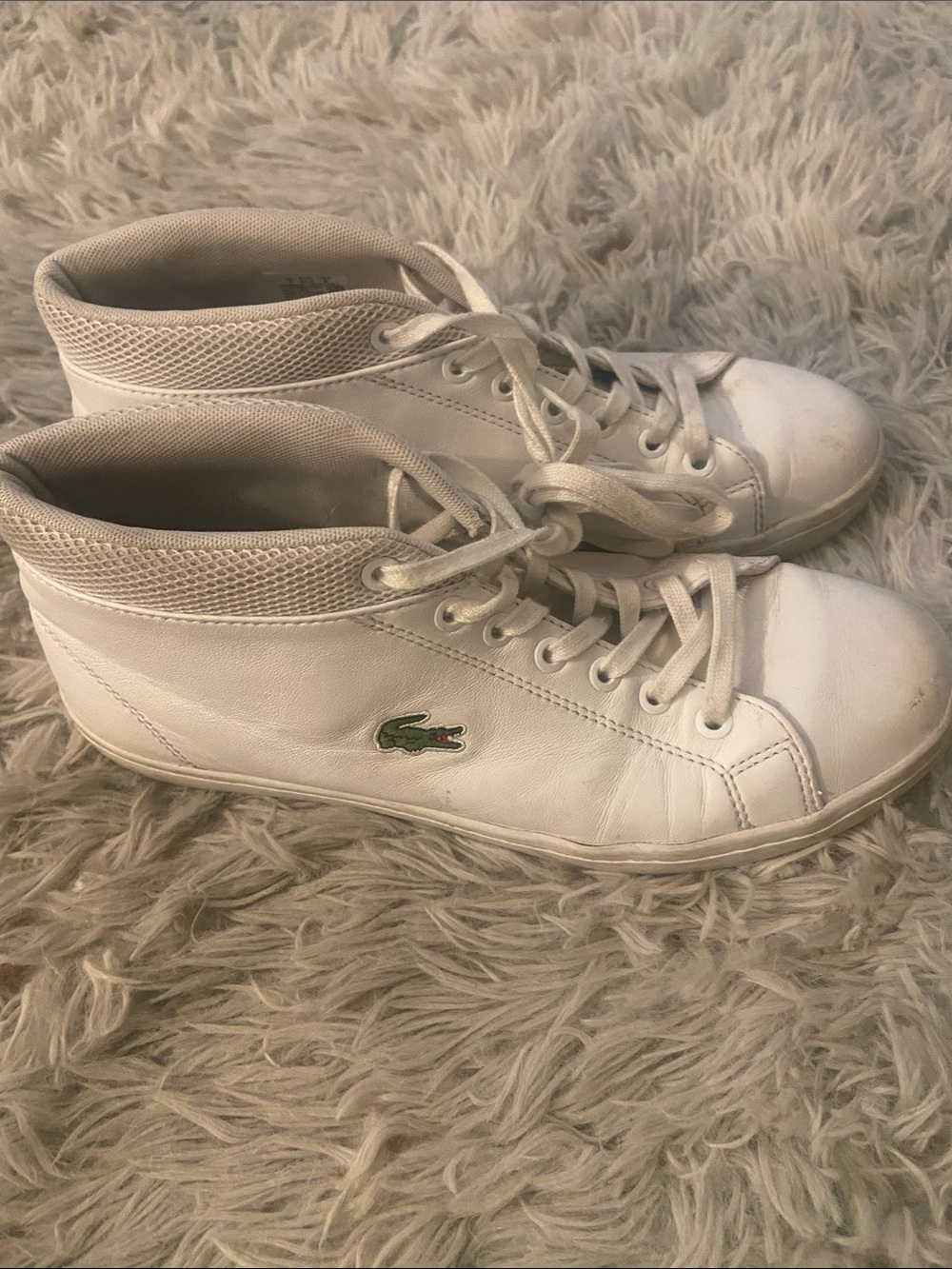 LaCoste Mid top sneakers Sz 8